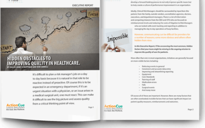 Avoid These Hidden Obstacles to Improving Quality in Healthcare